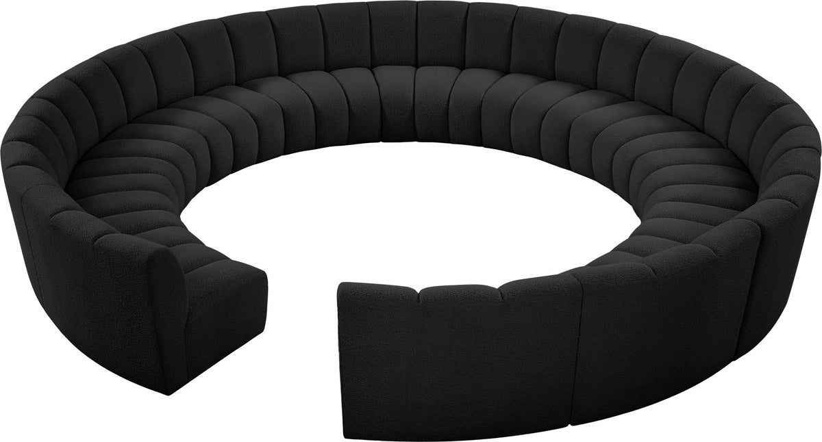 Infinity - 12 Piece Boucle Modular Sectional