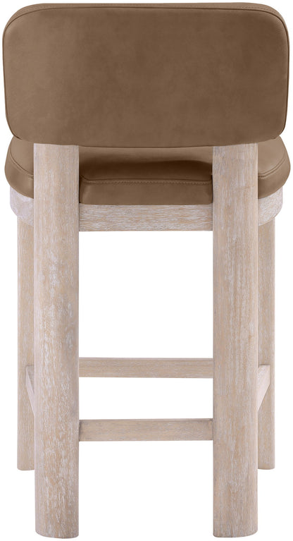Paloma - Faux Leather Upholstered Counter Stool (Set of 2)