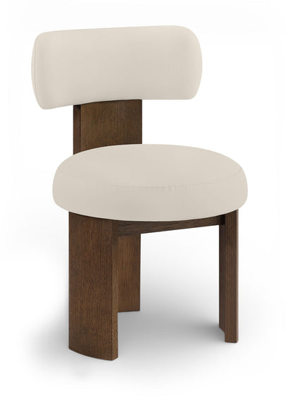 Atelier - Vegan Leather Upholstered Dining Chair (Set of 2) - Painted Brown Frame