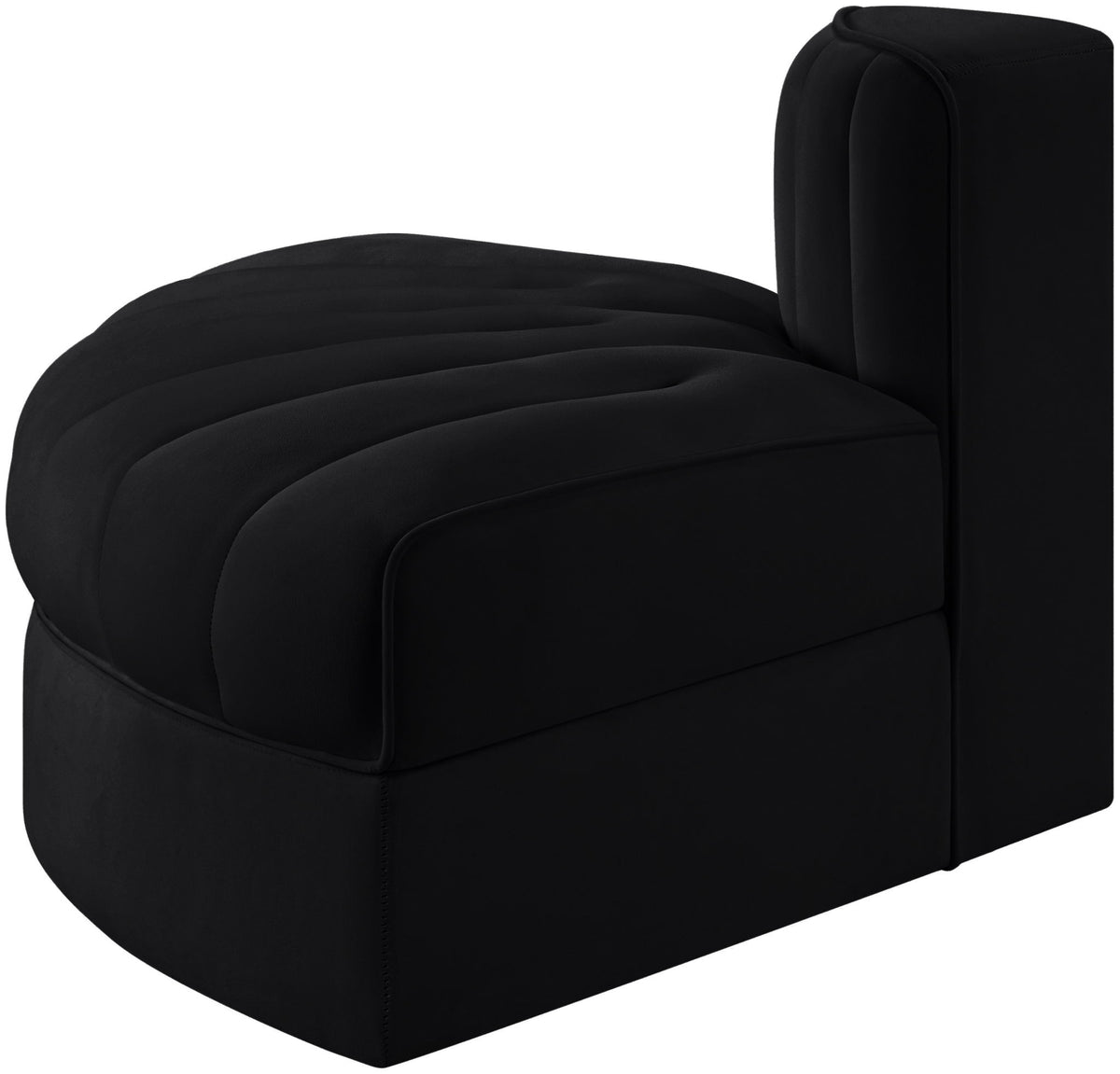 Rummi - Velvet Performance Fabric Upholstered Modular Chair