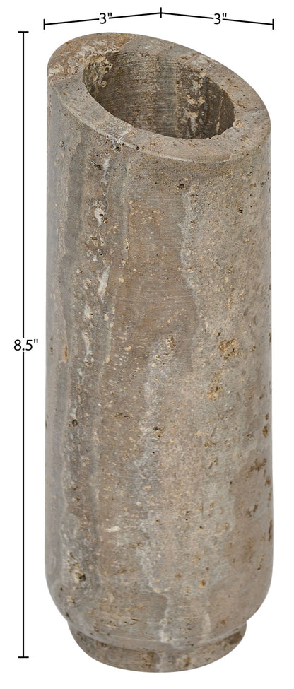 Lochlan - Travertine Vase