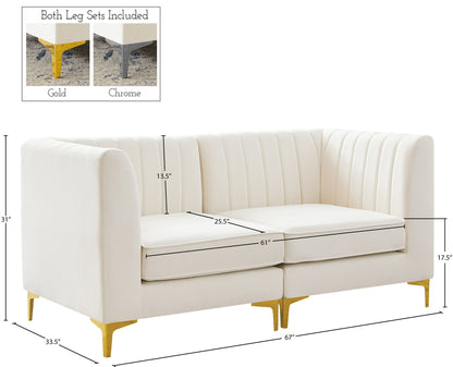 Alina - 2 Piece Modular Sectional