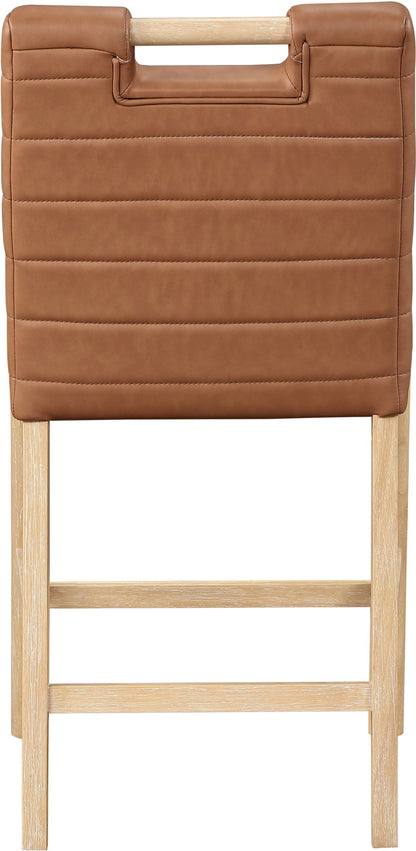 Aimee - Counter Stool - Light Brown Legs