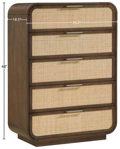Windsor - Solid Wood Chest - Brown