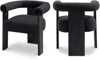 Barrel - Dining Chair - Black Legs