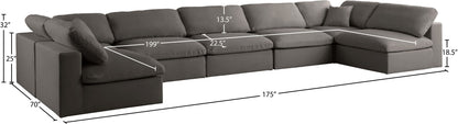 Plush - 7 Piece Modular Sectional