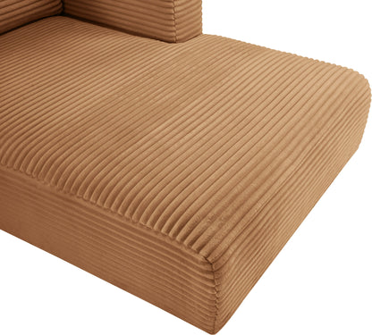 Shaggy - Fabric 5 Piece Modular Sectional With Chaise And Ottoman