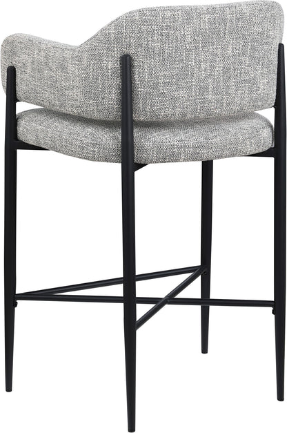 Dame - Fabric Upholstered Counter Stool (Set of 2)
