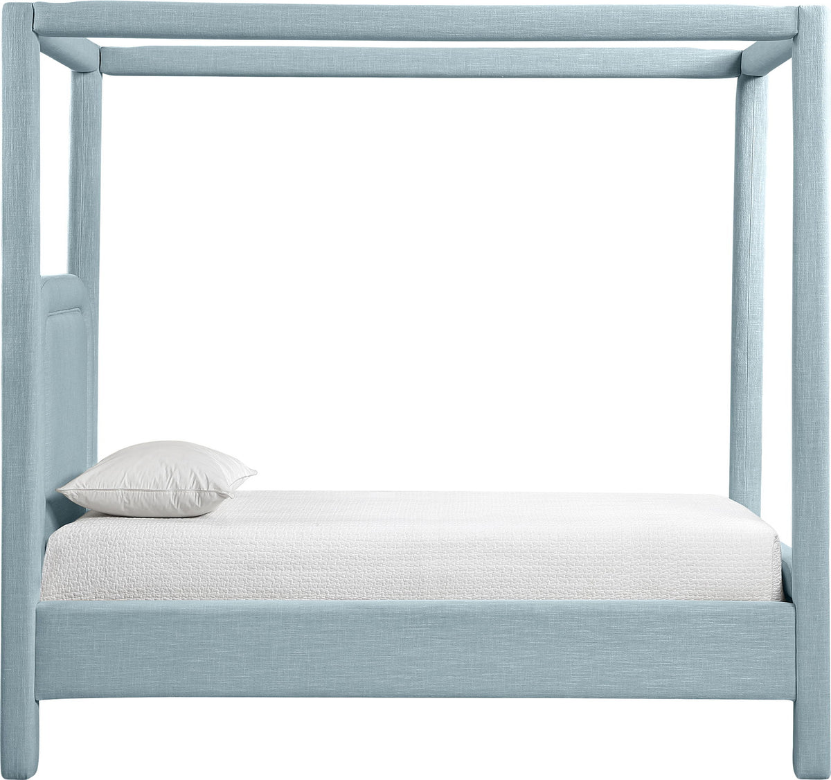 Salina - Linen Textured Fabric Upholstered Bed