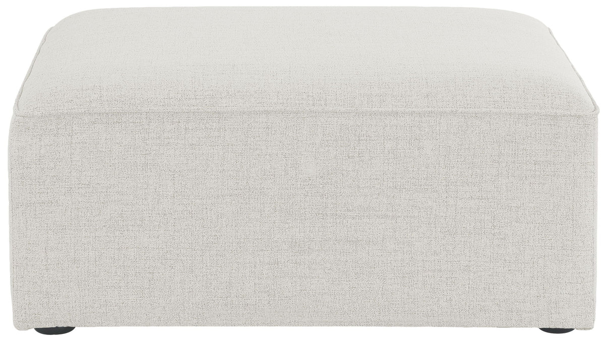 Cube - Linen Ottoman