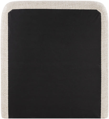 Fira - Linen Textured Fabric Upholstered Bed