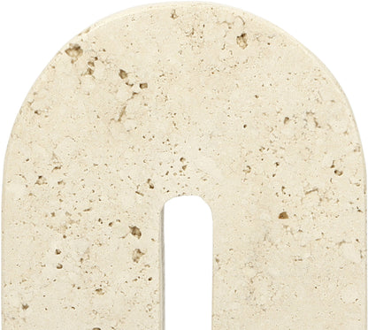 Phillipe - Genuine Travertine Bookend