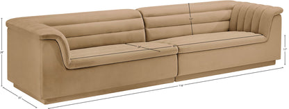 Cascade - Velvet Modular Sofa