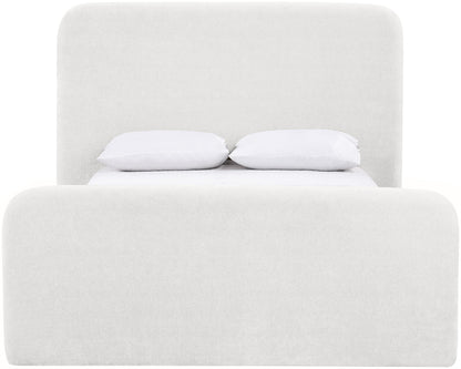Fira - Chenille Fabric Upholstered Bed