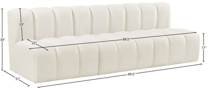 Arc - Velvet 3 Seats Modular Sofa
