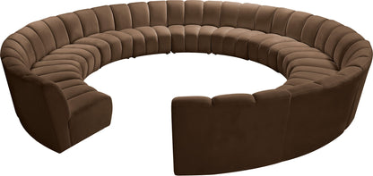 Infinity - 12 Piece Velvet Modular Sectional