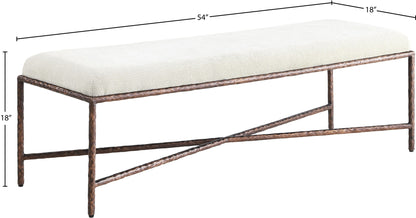Valley - Bench With Bronze Frame