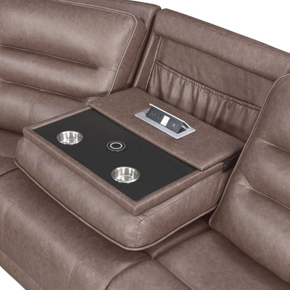 Lawson - Power Reclining Sectional With Adjustable Headrests