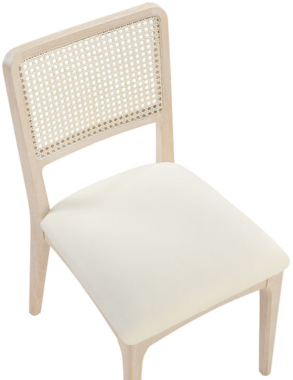 Atrium - Upholstered Seat Dining Chair With Brushed Natural Base (Set of 2)