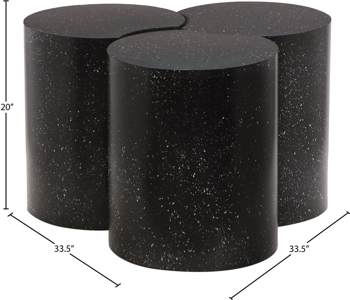 Dimple - 3 Piece Modular Coffee Table - Terazzo Finish