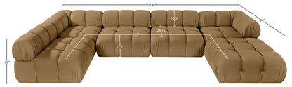 Orin - 6 Piece Modular Sectional (3 Modular Chairs, 2 Corner Chairs & Ottoman)