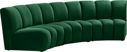 Infinity - 3 Piece Velvet Modular Sectional