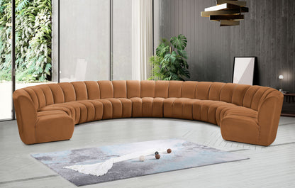 Infinity - 9 Piece Modular Sectional - Saddle
