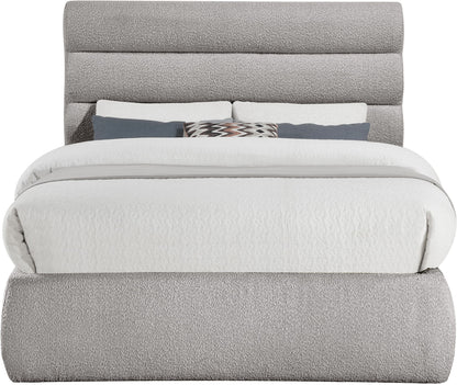 Adam - Boucle Fabric Bed With 52" Headboard