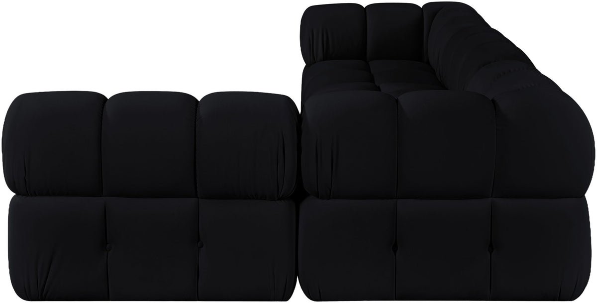 Orin - Fabric Velvet 4 Piece Modular Sectional
