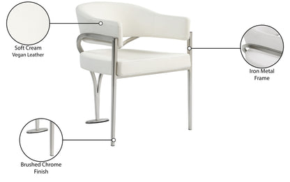 Madelyn - Dining Chair (Set of 2) - Brushed Chrome
