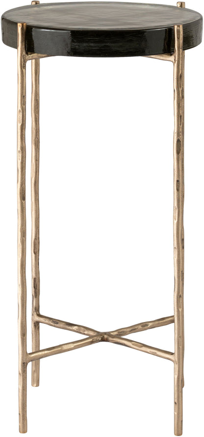 Vetra - Iron Base Bunching End Table - Brass