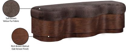 Savoy - Bench With Brown Base