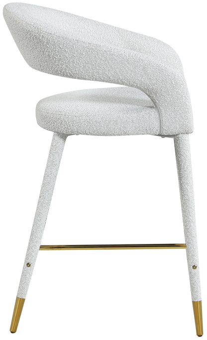 Destiny - Fabric Stool - Cream