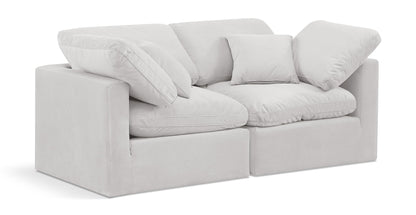 Indulge - Velvet 2 Seat Modular Sofa