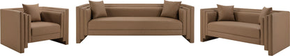 Everett - Vegan Leather Upholstered Sofa