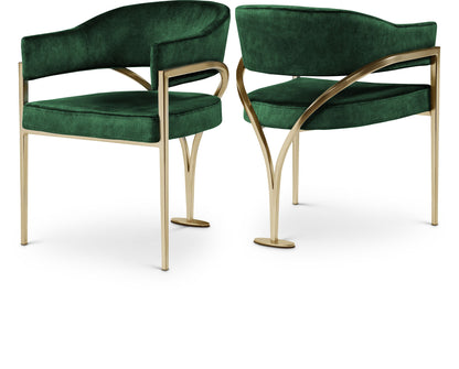 Madelyn - Dining Chair (Set of 2) - Brushed Brass
