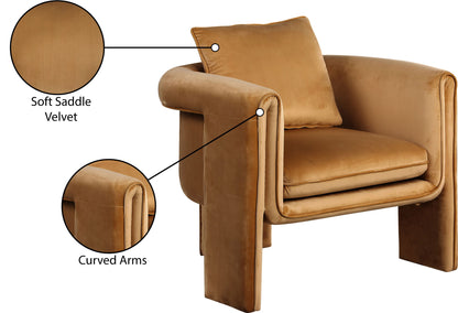 Sloan - Accent Chair - Saddle