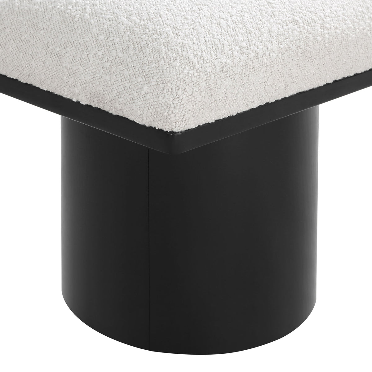 Pavilion - 6 Piece Modular Bench With Black Base