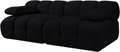 Orin - Velvet Performance Fabric Upholstered 2 Piece Modular Sofa