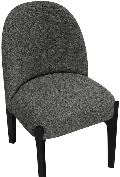 Torino - Upholstered Dining Chair With Brushed Black Base (Set of 2)