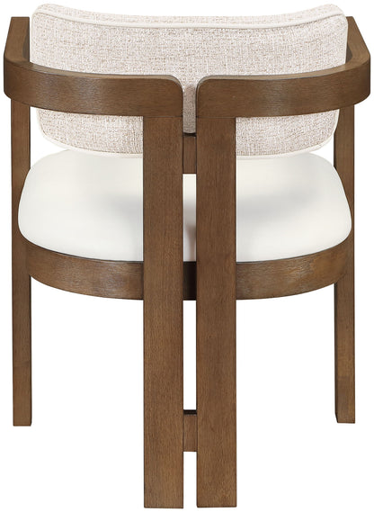 Ravina - Upholstered Dining Chair With Stained Brown Base (Set of 2)