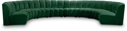 Infinity - 8 Piece Velvet Modular Sectional