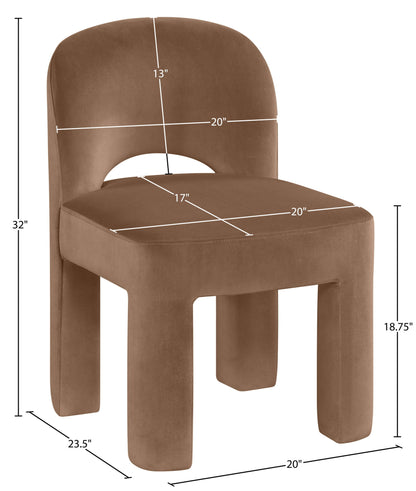 Celine - Velvet Performance Fabric Upholstered Dining Chair (Set of 2)