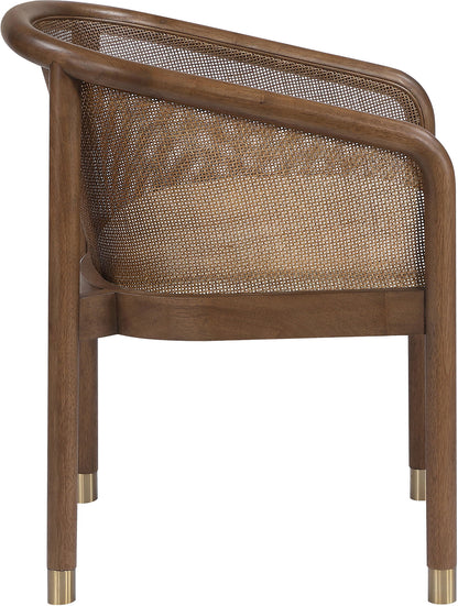 Sylvan - Vegan Leather Dining Chair (Set of 2) - Brown Frame