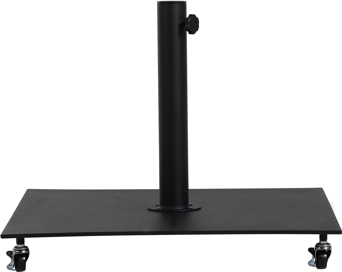 Fiji - Aluminum Patio Umbrella With Square Black Base