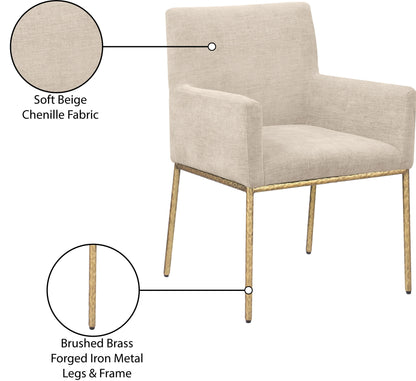 Reeves - Dining Chair With Gold Legs (Set of 2)