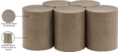 Dimple - 5 Piece Modular Coffee Table - Terazzo Finish
