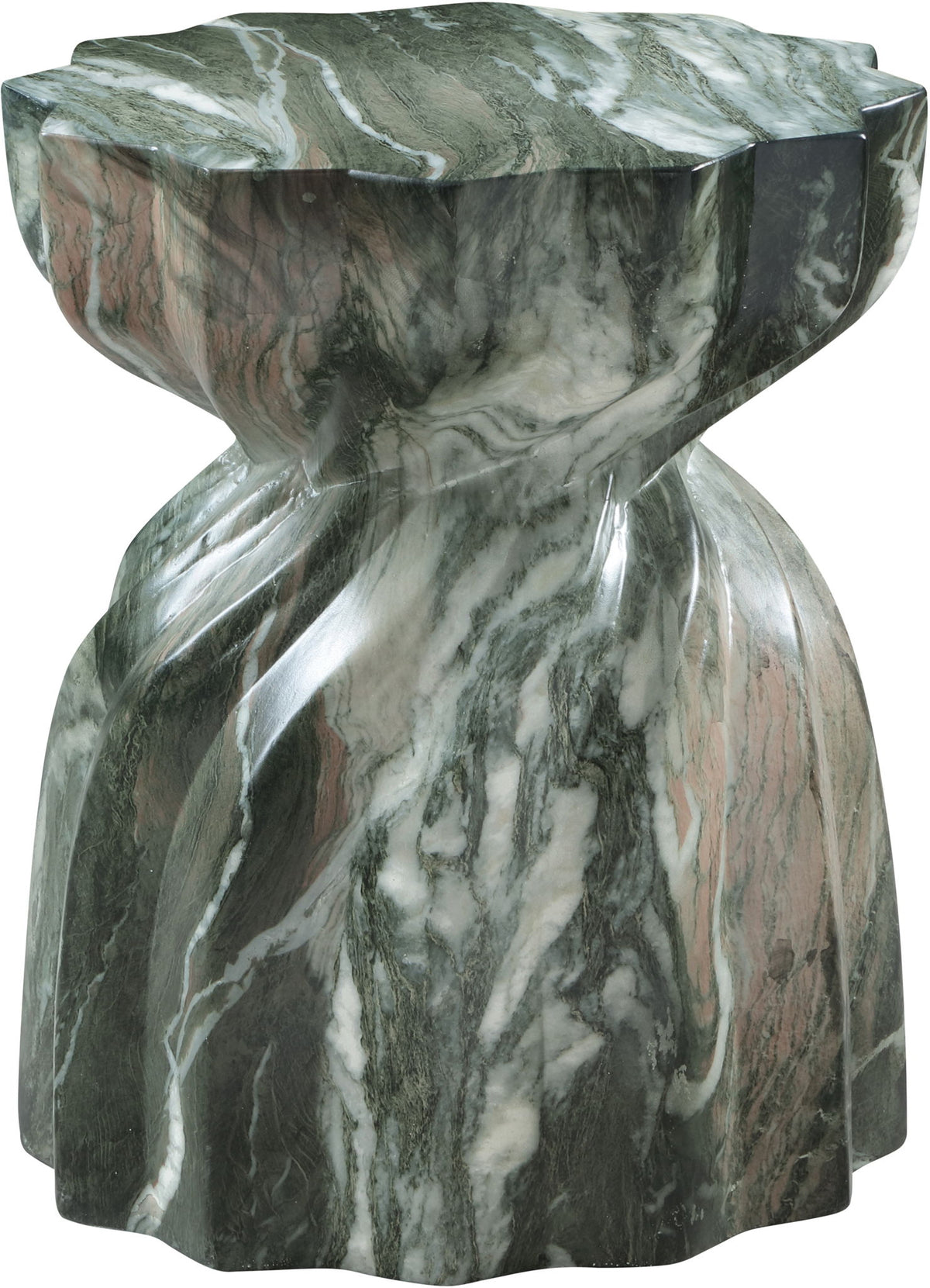 Caserta - Marble Finish Concrete End Table