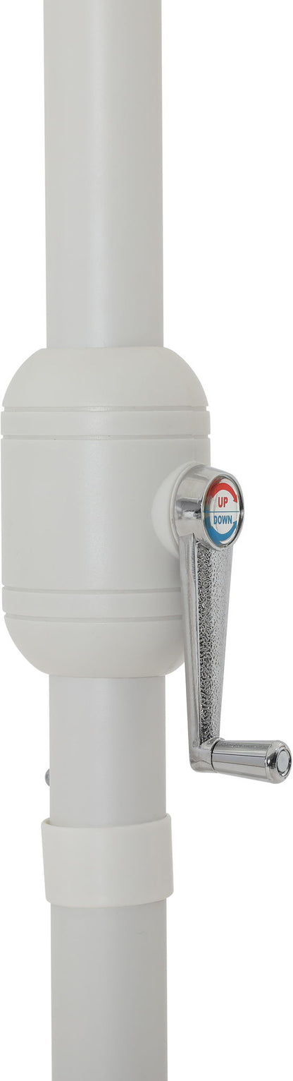 Amalfi - Patio Umbrella - White Pole