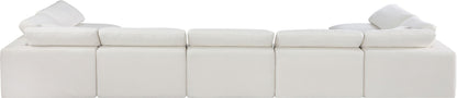 Comfy - 7 Piece Linen Modular Armless Sectional
